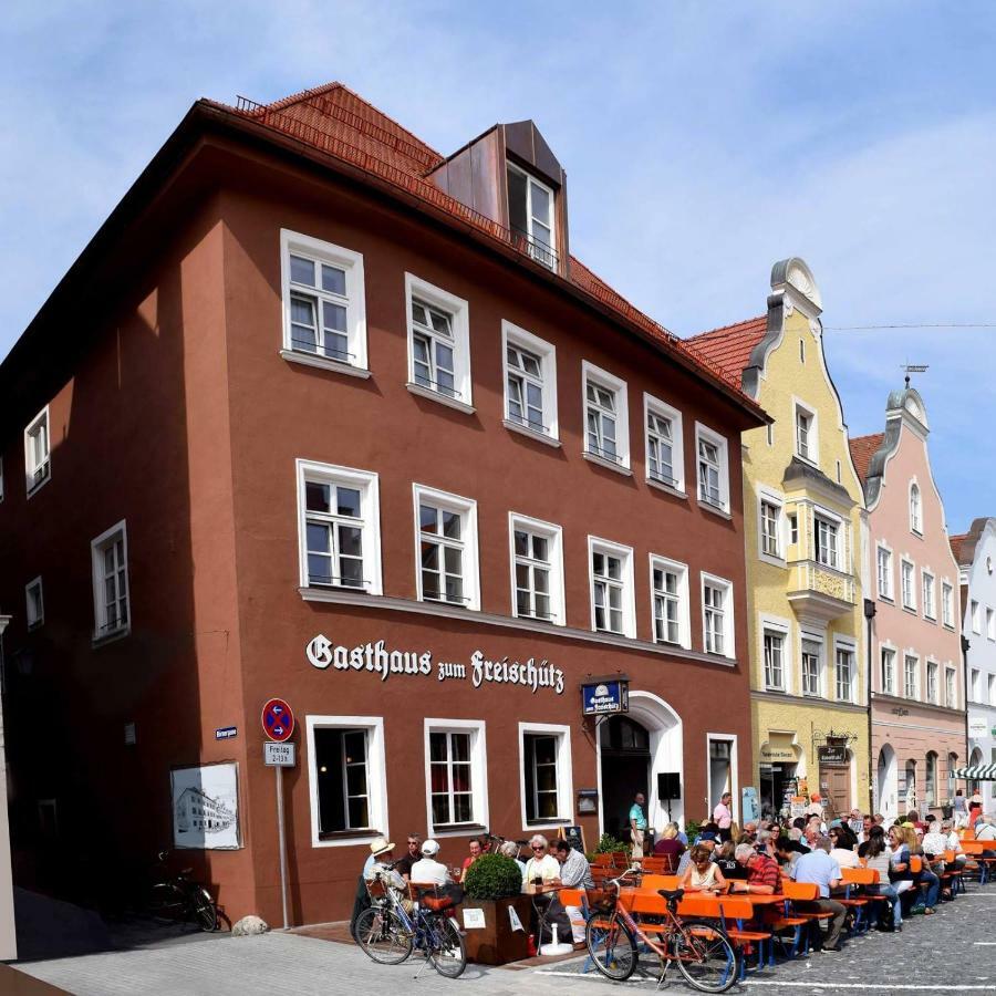 Hotel Freischuetz Apartments Landshut Buitenkant foto